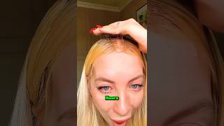 Warum kleben sie sich die Haare fest? 😨 #shorts