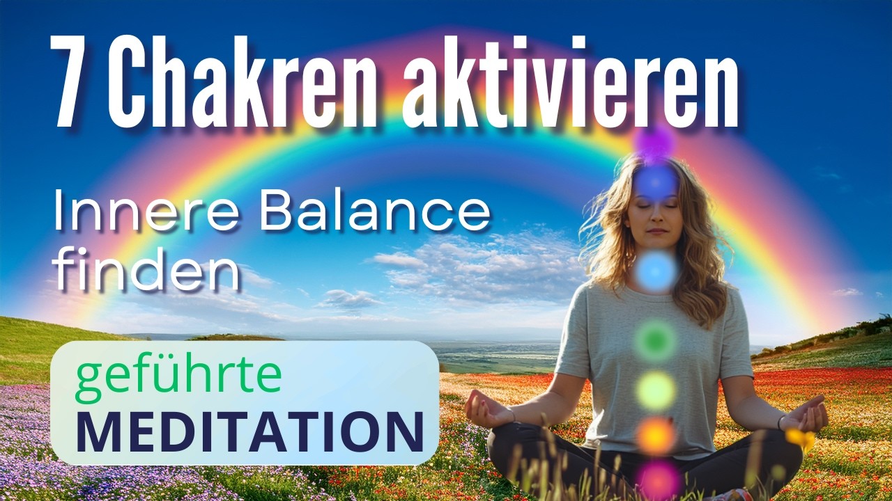Chakra Heilmeditation | Aktiviere deine sieben Energiezentren | 22 Min.