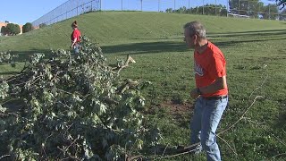Scottdale neighbors continue cleaning up damage from powerful storm