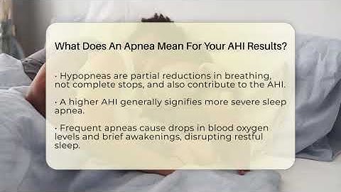 What Does An Apnea Mean For Your AHI Results? - Sleep Apnea Support Network