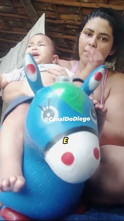Diana Silva case: the mother who exposes her baby son with a horse in videos on TikTok #canaldodiego