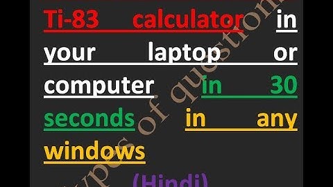 How to download Ti 83 calculator| Download and Install virtual Ti-83 calculator