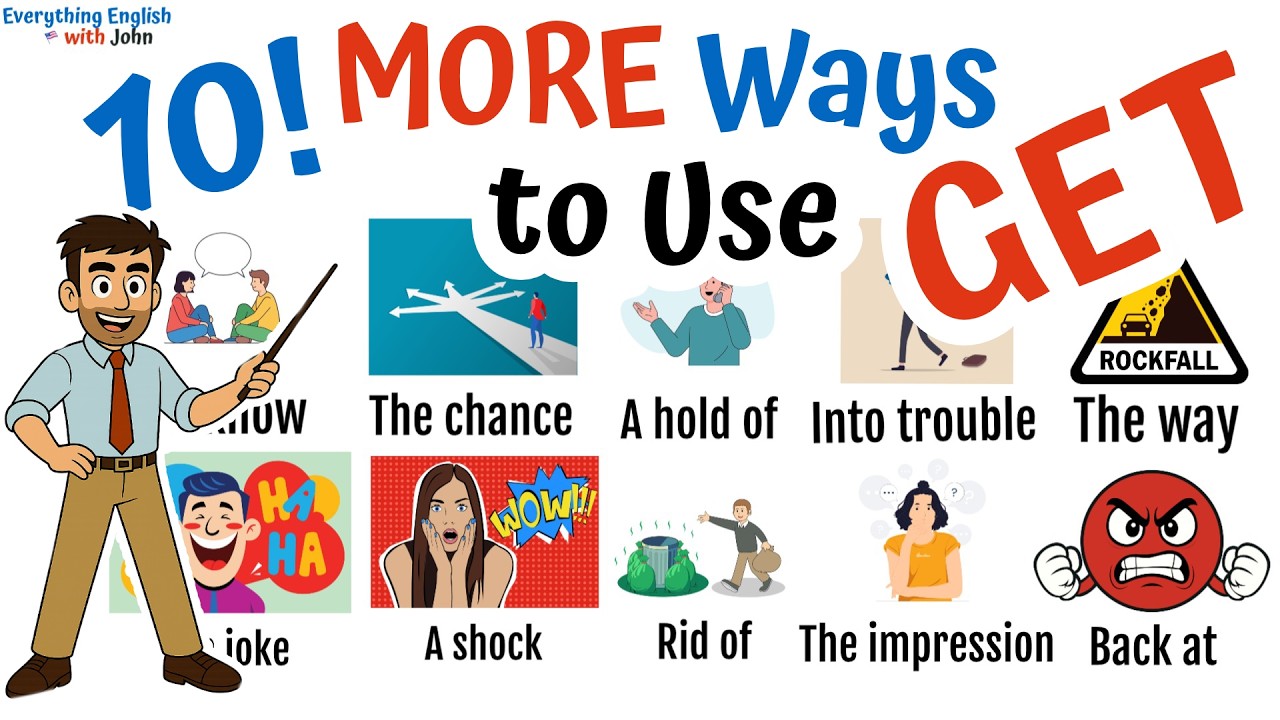 Tell Getting How to Use GET in English: 10 MORE Essential Ways | Advanced English ...