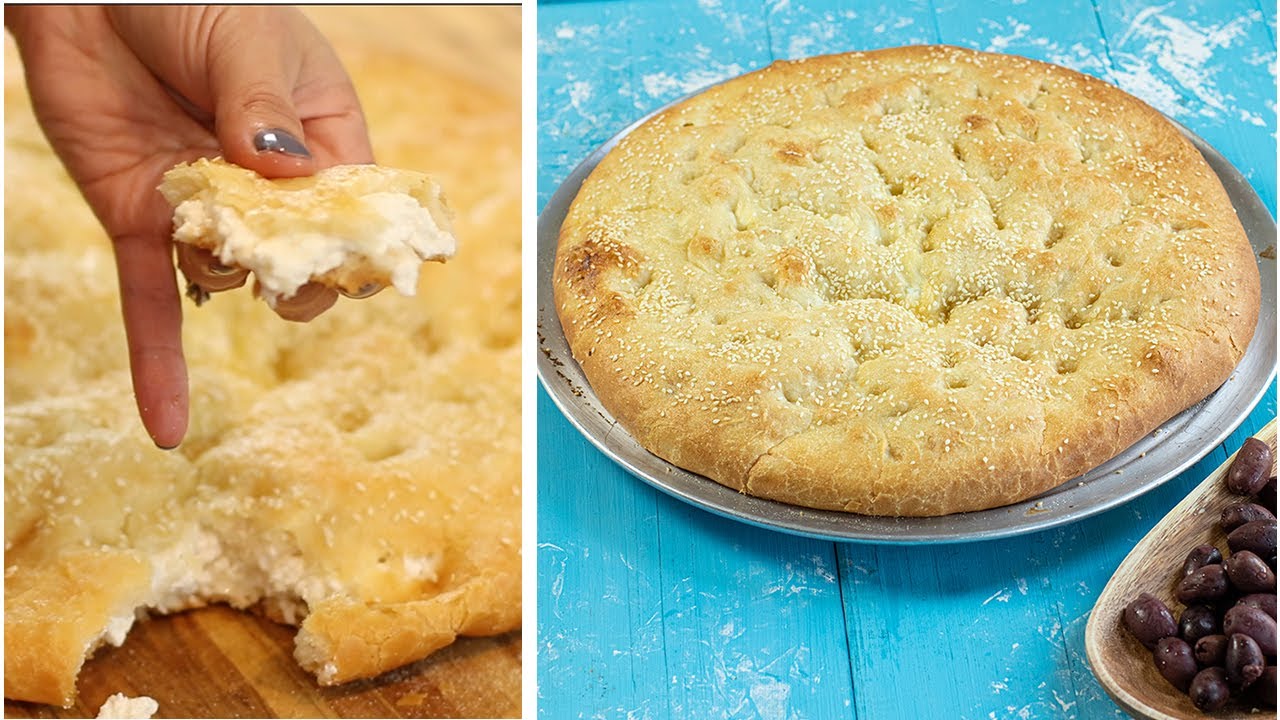 Хлеб с фетой: греческий тиропсомо: мягкий и вкусный!