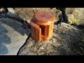 box from hardwood with a door on a hinge box from hardwood with a door on a hinge