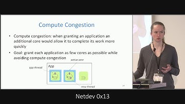 Netdev 0x13 - Shenango: Achieving High CPU Efficiency for Latency sensitive Datacenter Workloads