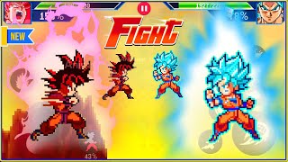 Tournament Saiyan Goku Vs SSJ Blue - Legendary Mini Warriors Apk 💛 Gameplay screenshot 3