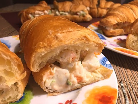 Shrimp Salad Sandwich Recipe • Light &amp; Tasty Seafood! - Episode #437