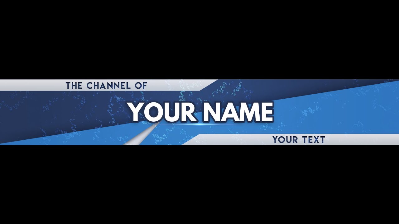 FREE Banner Template For Youtube Channel #44 Photoshop | DOWNLOAD (2020
