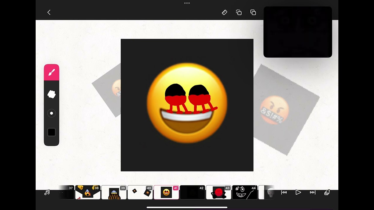 Emoji becoming uncanny my version 50 phases