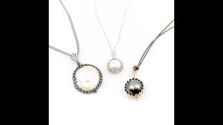 DEMO: Pearl Bezel Wire Wrap at The Bead Gallery, Honolulu