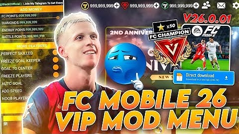 FC Mobile MOD MENU v26.0.01 - Unlimited Money, Fc Points | FC MOBILE MOD APK 2025