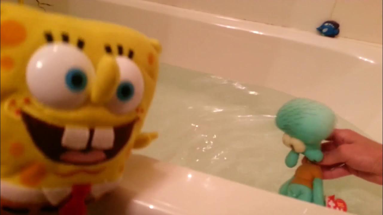 Spongebob adventures/Bathtime with Squidward YouTube
