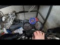 Установка и подключение тахометра на мотоцикл Bajaj Boxer. Тест и езда по снегу.