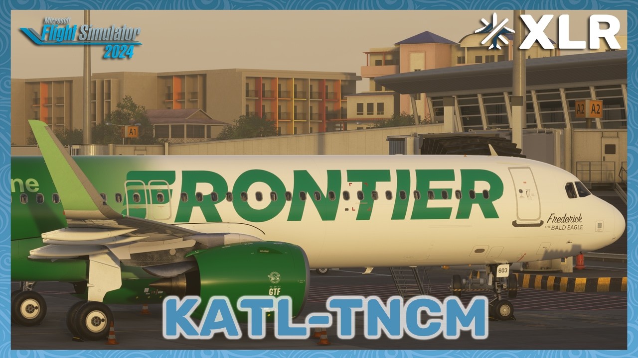 FSLabs A321neo | Frontier Ops | Atlanta-St. Marteen | VATSIM MSFS2024 ...