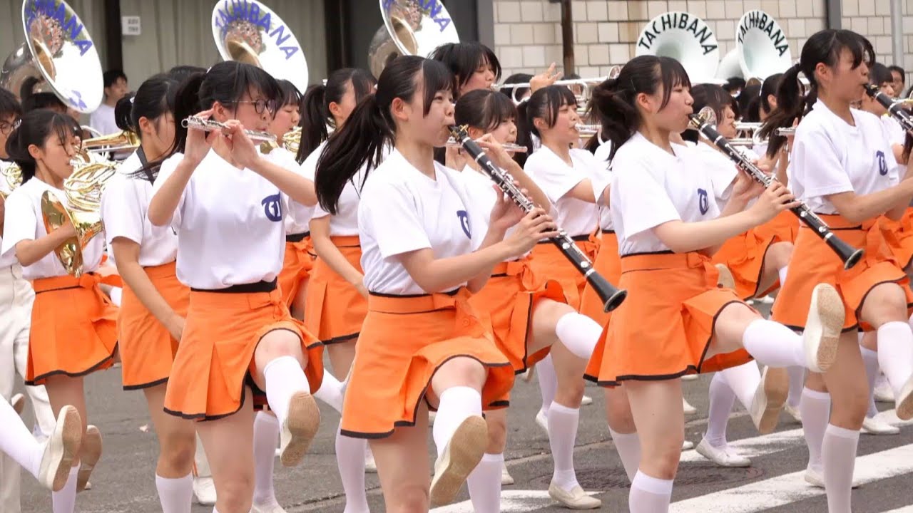 【京都橘高校吹奏楽部】 関西ローズEXPO2025 日本庭園正門　2曲目