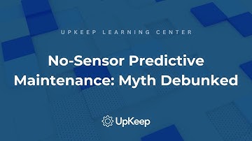 Predictive Maintenance Without Sensors - Myth Debunked