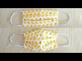 Make Fabric Face Mask at Home - DIY Face Mask No Sewing Machine - Easy Face Mask Pattern