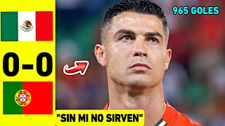 MEXICO 0-0 PORTUGAL RESUMEN | CRISTIANO RONALDO DEPENDENCIA? CR7 ÚLTIMA HORA