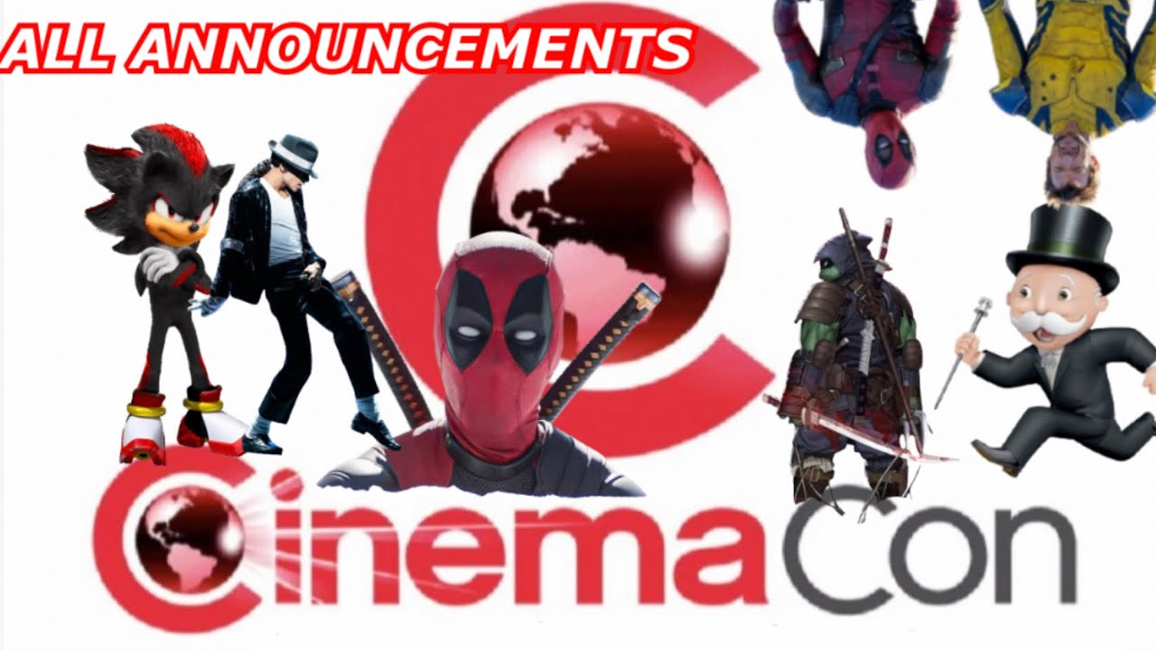 ALL 2024 CINEMACON ANNOUNCEMENTS In 1 Video!! SONIC 3 FOOTAGE DESCRIPTION & MONOPOLY MOVIE!!