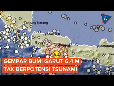 Gempa Bumi Garut Magnitudo 6,4 Tidak Berpotensi Tsunami