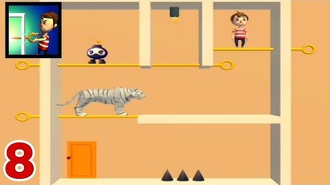 Pin Rescue - Pull The Pin Gameplay Walkthrough Levels 81-90 (Android)