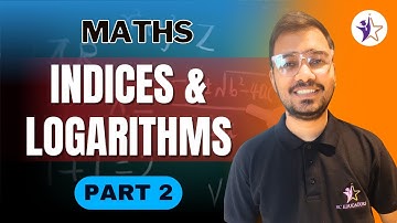 Indices and Logarithms | Part 2 | Maths CMA Foundation  | June 2024 | Jinesh Jain