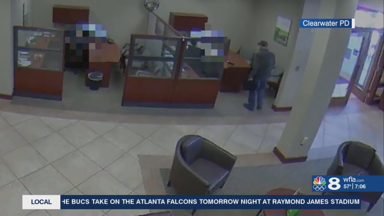 Clearwater police search for serial bank robber - YouTube