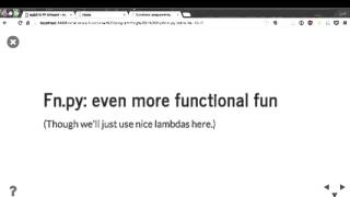 Celebrity Functional programming in Python with Toolz and fn.py Profile