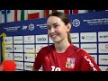 Adriana Středulová po utkání s Norskem na MSJ 2022
