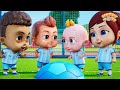 Canción de Fútbol ⚽ | Canción de fútbol para niños | Rimas infantiles | Happy Tots