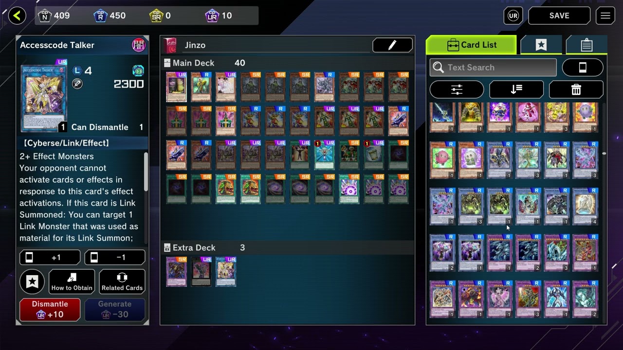 yugioh master duel jinzo deck Yu-Gi-Oh! Master Duel