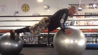 Stability Ball Pop-Ups