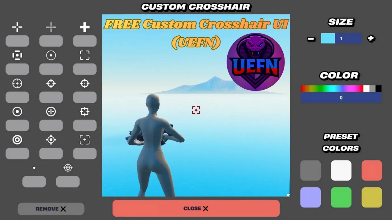 How to Install a Custom Crosshair UI System Without Issues UEFN (FREE ...