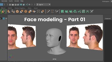 Face modeling in MAYA - Part 01