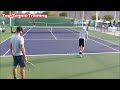 Worlds Fastest Tennis Serve Training  | Court Level View