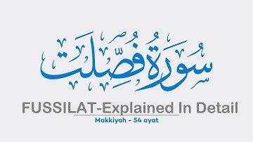41 Surah FUSSILAT | سورة فصلت | Sheikh Shuraim | Arabic Text HD | Full | Complete | Para Juz 24 | 25