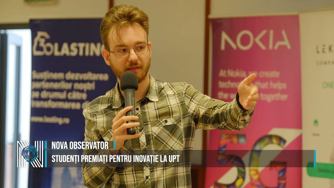 Studenți premiați pentru inovație la UPT