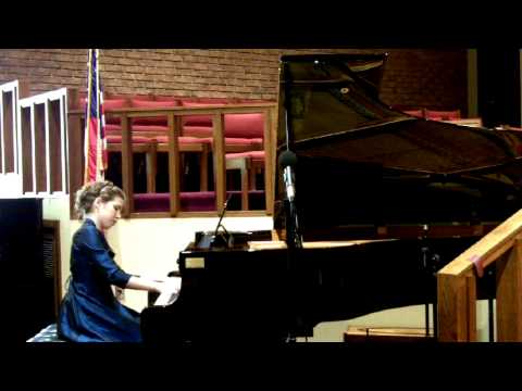 Hannah Carroll Chopin Fantasie Impromptu Recital