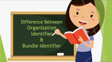 Difference Between Organization Identifier and Bundle Identifier
