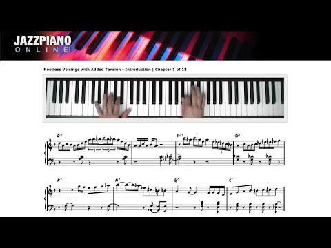 Rootless Voicings with Added Tension