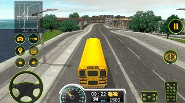 School bus driving 2017 (by 3BeesStudio) Android Gameplay [HD]