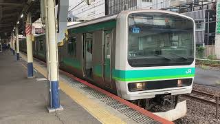 【松戸車のE231系で一番新しい編成】常磐線E231系0番台東マト117編成　柏駅発車