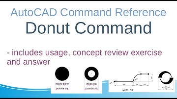 AutoCAD Command Reference : Donut Command