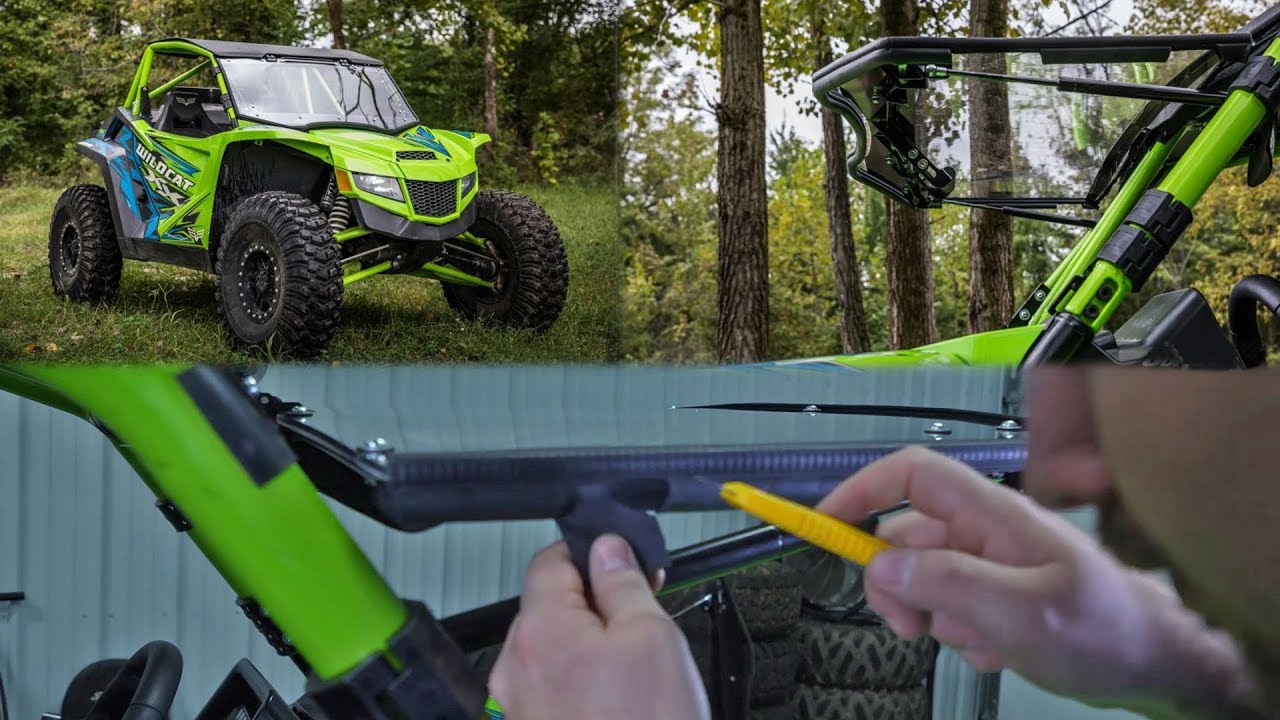 Arctic-Cat Wildcat XX Flip Windshield by SuperATV - FWS-T-XX