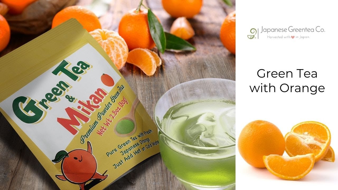 Buy Green Tea with Japanese Orange (Mikan) 🍵🍊 Ships from USA