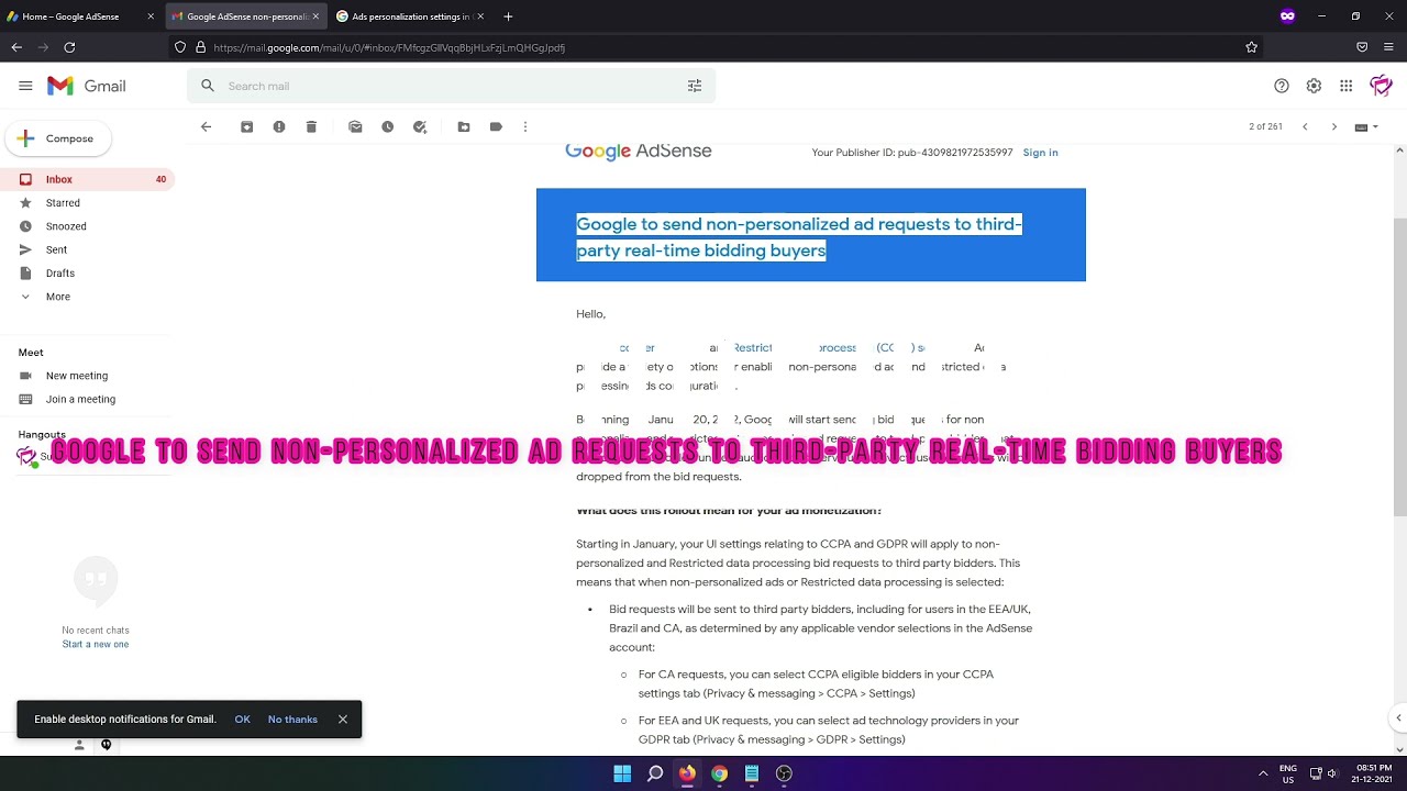 Perbedaan Personalized Ads dan Non-Personalized Ads di AdSense: Memahami Privasi dan Personalasi Iklan