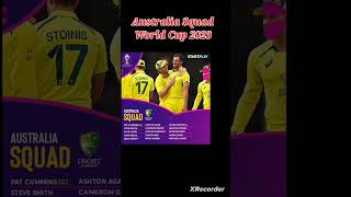 World Cup 2023 Australia squad #australia #viral #wc23