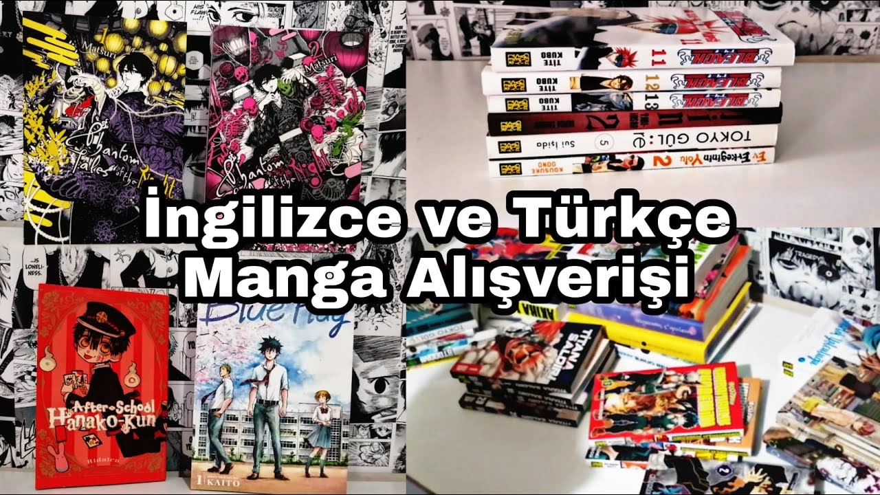 Kasım Ayı Manga Alışverişi | +35 manga, İngilizce manga, +1000 tl