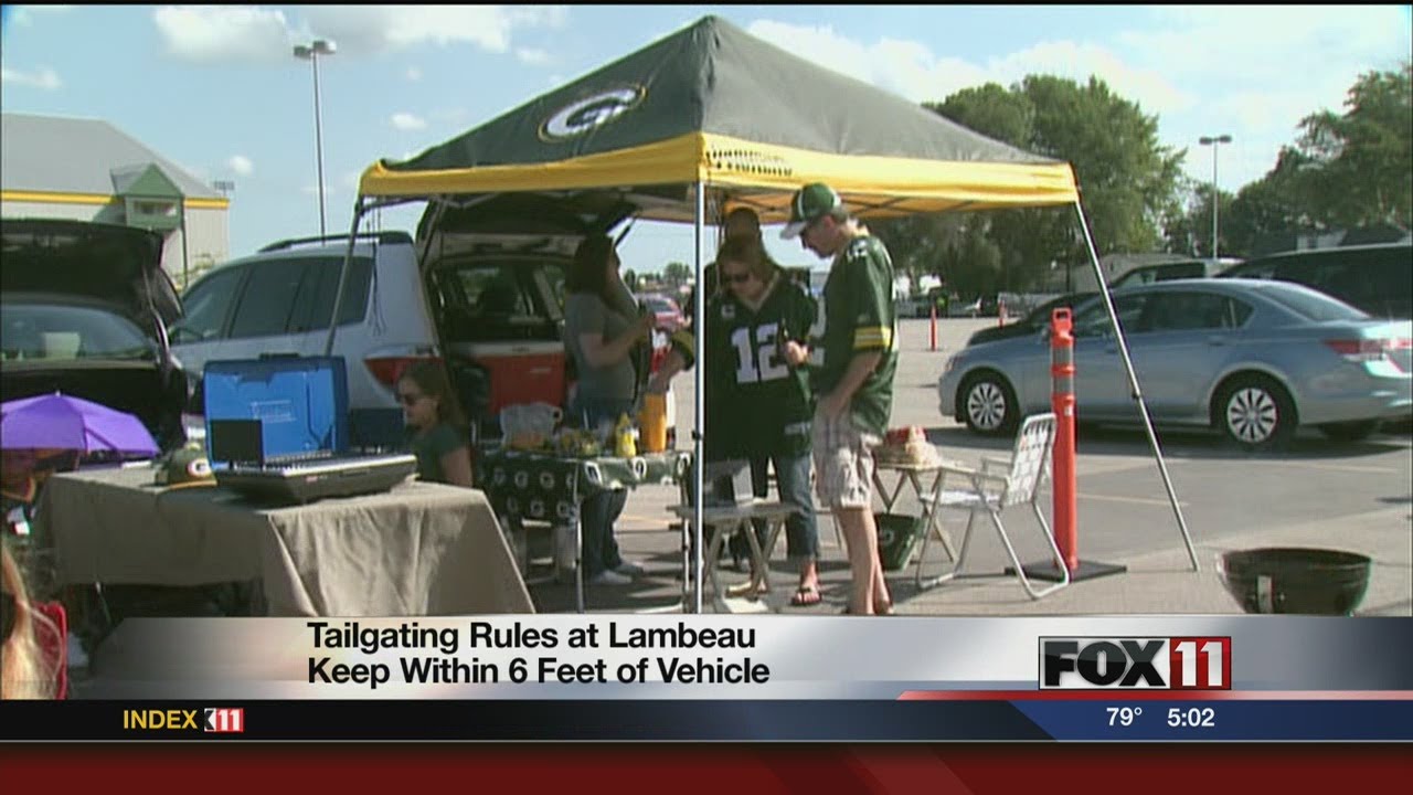 Lambeau Field tailgating reminders YouTube